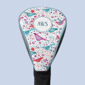Monogram Bird Waterverf Golfheadcover