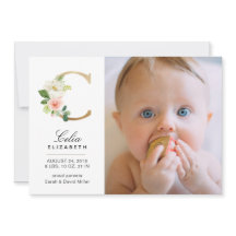 Monogram Birth kondiging