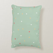 Monogram Birthday Zebra en oerwoud l Nursery Green Accent Kussen (Achterkant (Verticaal))