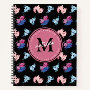 Monogram Black Axolotl Kind Notitieboek