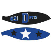 Monogram Black, Blue en White Basketball Basketbal (Panelen)