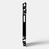 Monogram Black en White Damask iPad Air Case (Achterkant / Rechts)