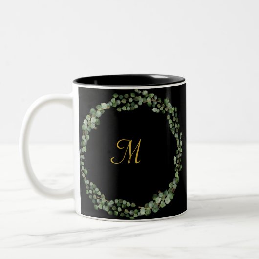 MONOGRAM BLACK GOLD EUCALYPTUS 2 COFFEE MOK (Links)
