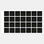 Monogram Black Gold | Moderne, minimale kleding Labels (Vel)