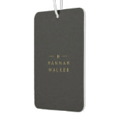 Monogram Black Gold | Moderne minimalistische lega Luchtverfrisser (Links)