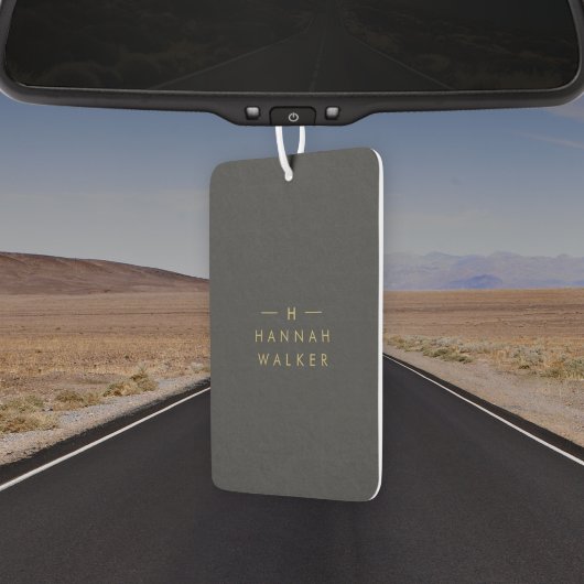 Monogram Black Gold | Moderne minimalistische lega Luchtverfrisser