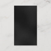 Monogram Black Grey Consultant Visitekaartje (Achterkant)