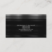 Monogram Black Grey Consultant Visitekaartje (Achterkant)