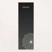 Monogram Black Ombre Modern Yoga Mat (Voorkant)