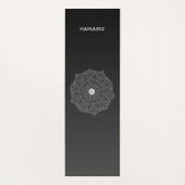 Monogram Black Ombre Modern Yoga Mat (Achterkant)