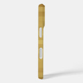 Monogram Black Treble Clef op Golden Stripes Case-Mate iPhone Case (Achterkant / Rechts)