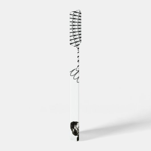 Monogram Black White Butterfly Trail iPhone Hoesje (Rechterkant)