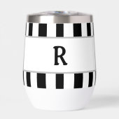 Monogram Black White Cabana Stripes (Voorkant)
