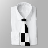 Monogram Black White, gecheckt met Trendy Stylish  Stropdas (Gebonden)