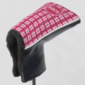 Monogram Blade Putter Gepersonaliseerd Hoofd Hoesj Golfheadcover (3/4 voorkant)