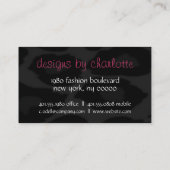 monogram bladspuitplaat visitekaartje (Achterkant)