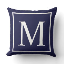 Monogram blauw aanpassen