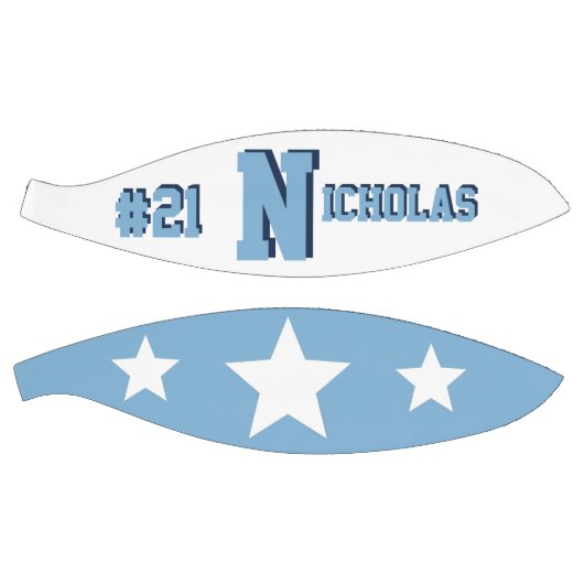 Monogram blauw en wit basketbal (Panelen)