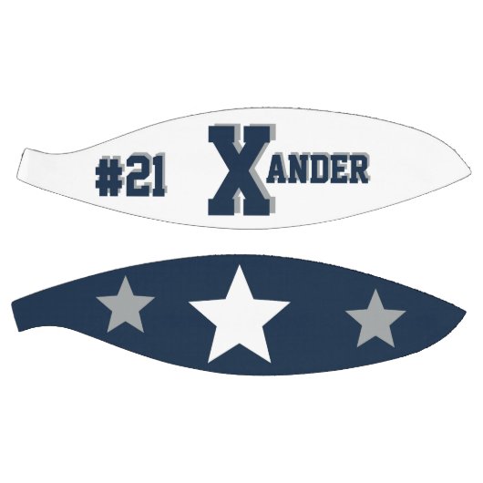 Monogram Blauw, Grijs en Wit Basketbal (Panelen)