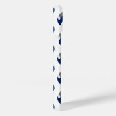 Monogram blauw grijs volleyballen patroon Case-Mate iPhone case (Achterkant / Rechts)