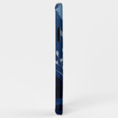 Monogram Blauw & Wit Botanisch Aquarel Case-Mate iPhone Case (Achterkant/rechts)