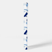 Monogram blauw wit volleyballen patroon Case-Mate iPhone case (Achterkant / Rechts)