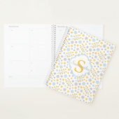 Monogram Blauwe Grijs Scandinavisch Planner (Display)