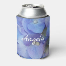 monogram blauwe hydrangea foto