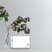 Monogram blauwe koraal letter N noten Post-it® Notes