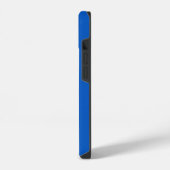 Monogram blauwe Starburst iPhone Hoesje (Linkerkant)