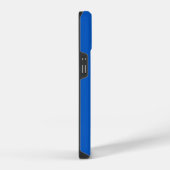 Monogram blauwe Starburst iPhone Hoesje (Rechterkant)