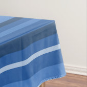 Monogram blauwe strepen tafelkleed (Voorbeeld)