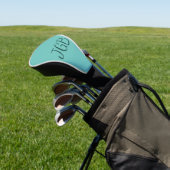 Monogram Blauwgroen of kies uw kleur Golfheadcover (Insitu)