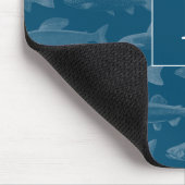 Monogram blauwvis muismat (Hoek)