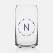 Monogram Blikvorm Glas (Voorkant)
