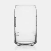 Monogram Blikvorm Glas (Links)