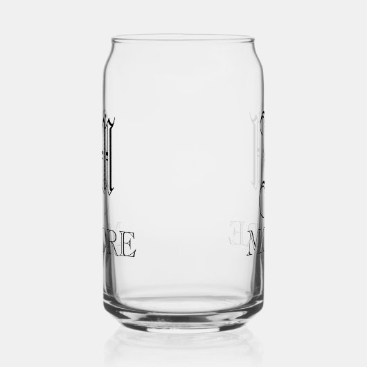 Monogram Blikvorm Glas (Links)