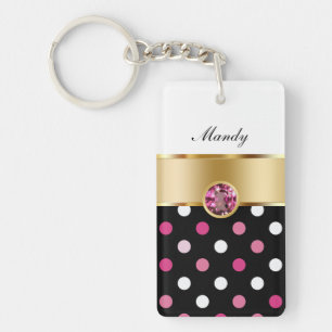 Monogram Bling Sleutelhangers