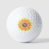 Monogram bloem golfballen (Voorkant)