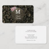 Monogram Bloemen | Bloemist Visitekaartje (Voorkant / Achterkant)