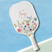 Monogram Bloemen Botanische Pickleball Paddle