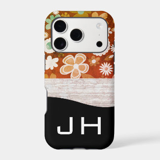 Monogram Bloemen en Textuur