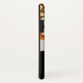 Monogram Bloemen en Textuur Case-Mate iPhone Case (Achterkant/rechts)