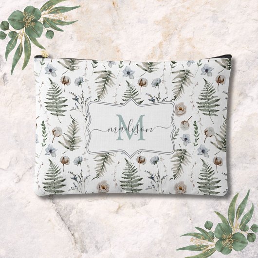 Monogram Bloemen en varen Bladeren Floral Botanica Etui