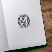  Monogram Bloemen uit de Bibliotheek van Rubberstempel