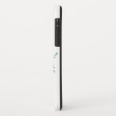 Monogram Bloemen Zonnebloem gepersonaliseerd Case-Mate iPhone Case (Achterkant/links)