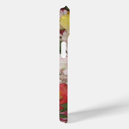 Monogram Bloemenboeket Gepersonaliseerd iPhone Cas Case-Mate iPhone Case (Achterkant / Rechts)