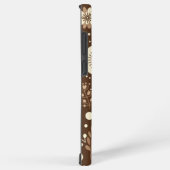 Monogram bloemenharmonie samsung galaxy hoesje (Rechterkant)