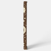 Monogram bloemenharmonie samsung galaxy hoesje (Linkerkant)