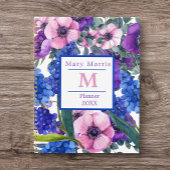 Monogram Bloemennaam & Datum / Tijdschrift Planner